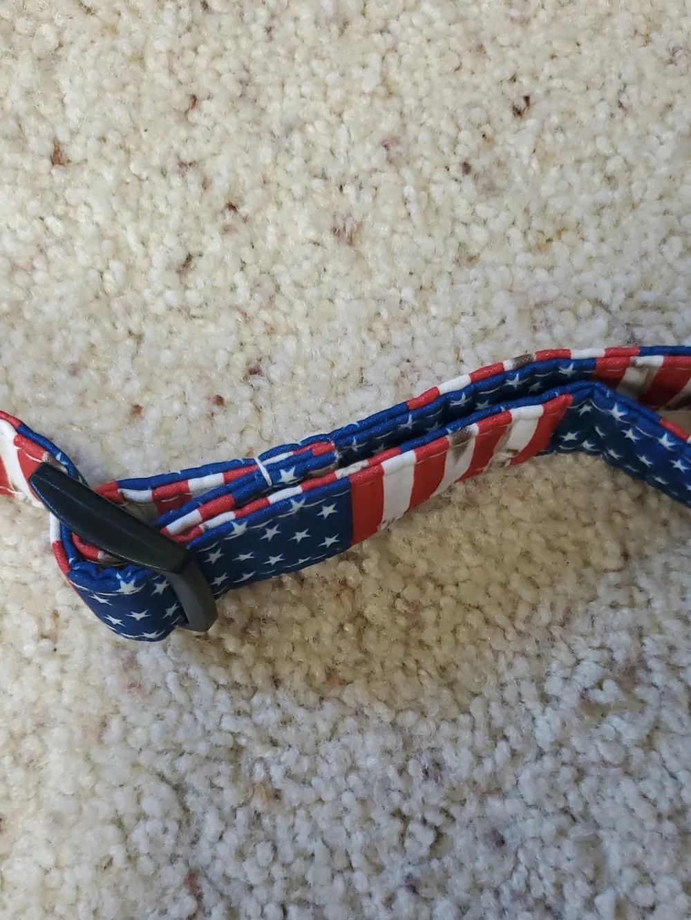 American Flag Adjustable Dog Collar - Stars & Stripes